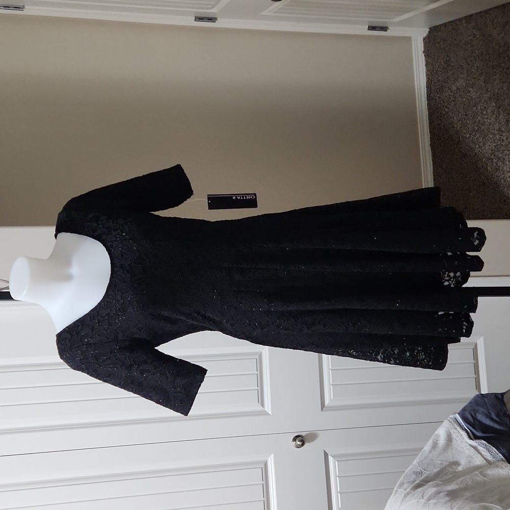 Beautiful black dress 8-10